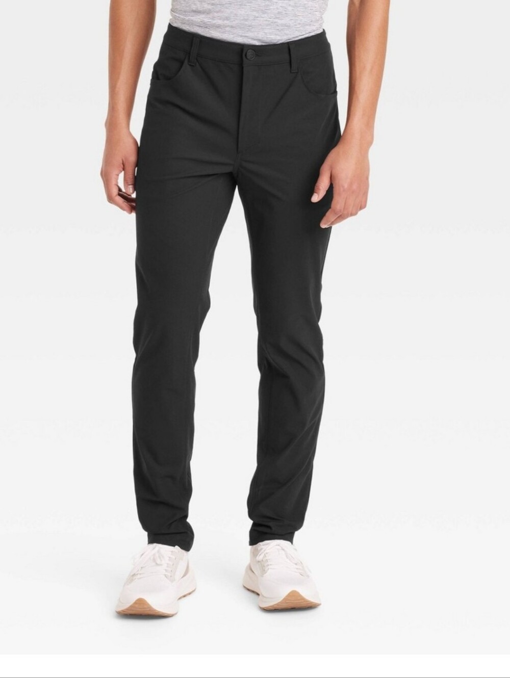 All in Motion Men's 360 Lifestyle Slim Fit Pants - Black